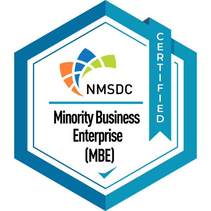 NMSDC Certified Minority Business Enterprise badge